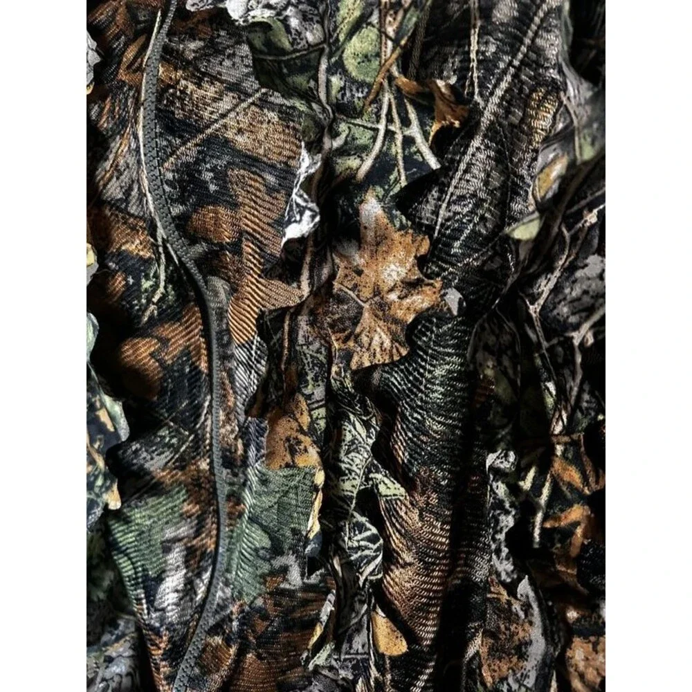 Lightweight breathable mesh camo zip hoodie